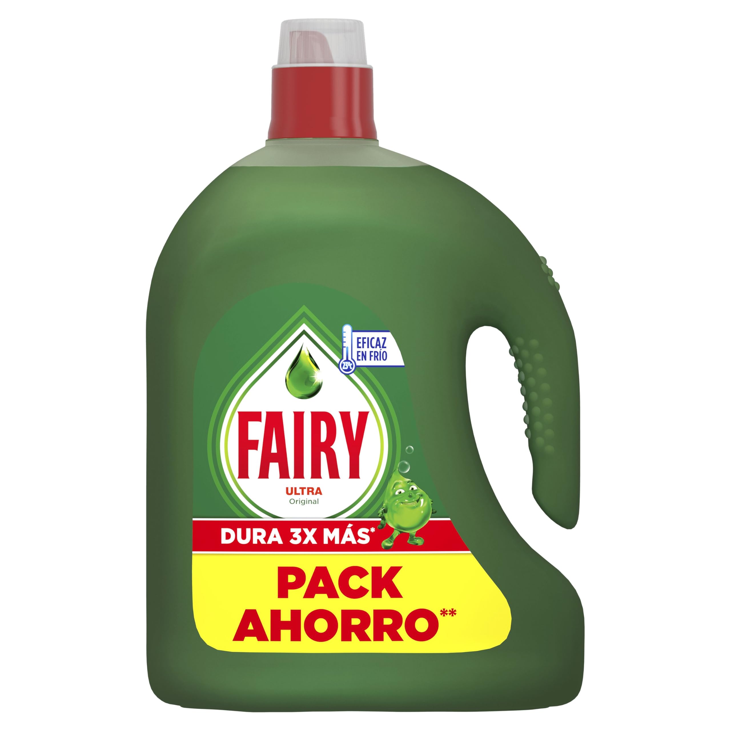 Fairy Ultra Original Lavavajillas a Mano 2500ML Fórmula Efectiva Que Deja Los Platos Relucientes, Impresionante Poder Antigrasa