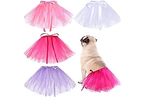 4 Pieces Dog Tutu Dress - The Perfect Way to Pamper Your Furry Friend