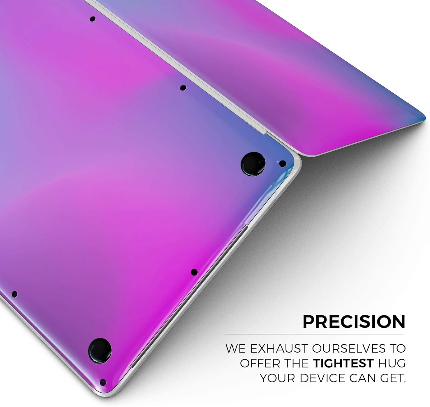 DesignSkinz - Compatible with MacBook Air 13" (A1466/A1369) - Skin Decal Protective Scratch Resistant Vinyl Wrap - Neon Holographic V1