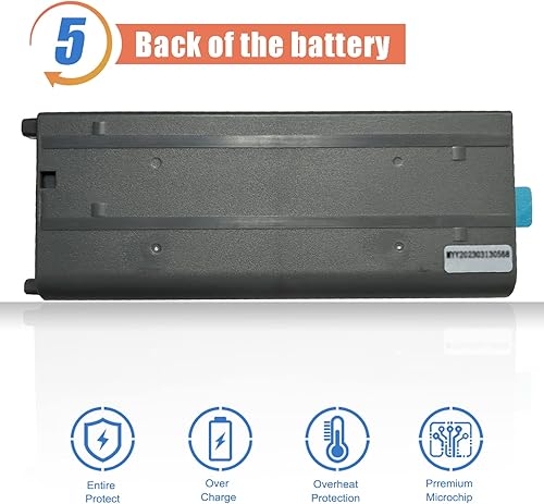 Miniatura 6 de ASODI CF-VZSU48 - Batería para portátil de 58 Wh, compatible con Panasonic Toughbook CF-19 CF19 MK1 MK2 MK3 MK4 MK5 MK6 MK7 MK8 Series CF-VZSU48U