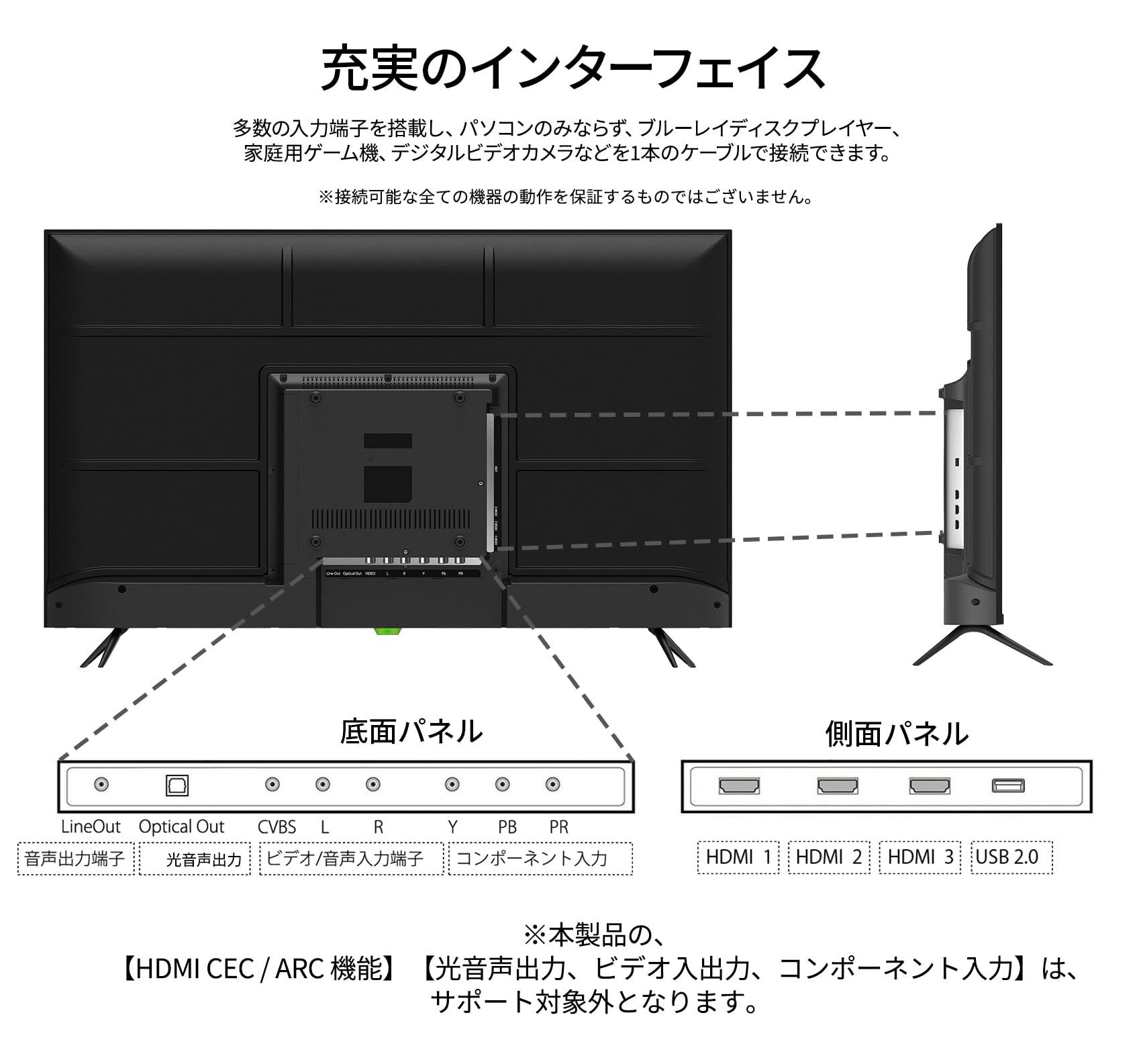 Amazon.co.jp: 【3年保証モデル】JAPANNEXT 43インチ 大型4K(3840x2160