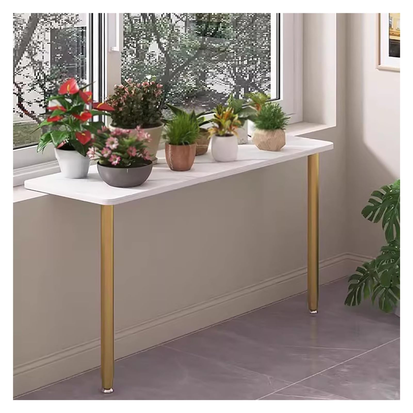 Extension de rebord de fenêtre sans perçage pour optimiser le rangement intérieur