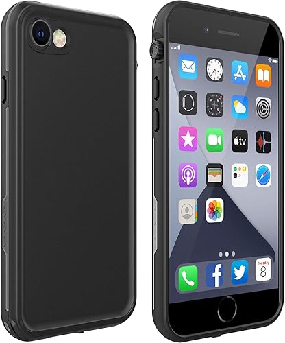 LOVE BEIDI Funda impermeable para iPhone SE 2020, iPhone 8 7, funda impermeable con protector de pantalla, a prueba de golpes, a prueba de nieve