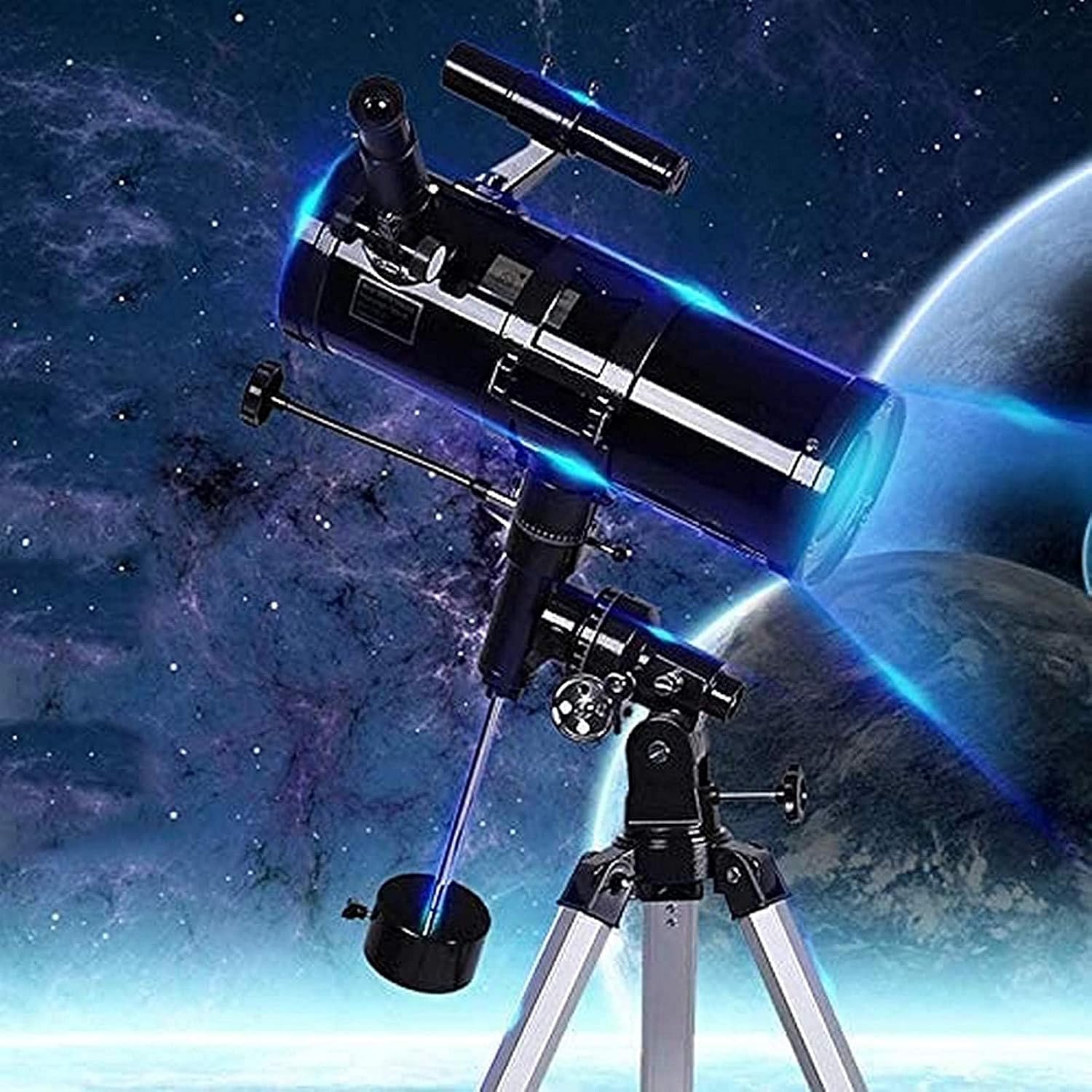 Professional Refractor Telescope Portable Travel Telescope 700mm Focal Length Refractor Telescopes Astronomy for Adults Beginners and Kids