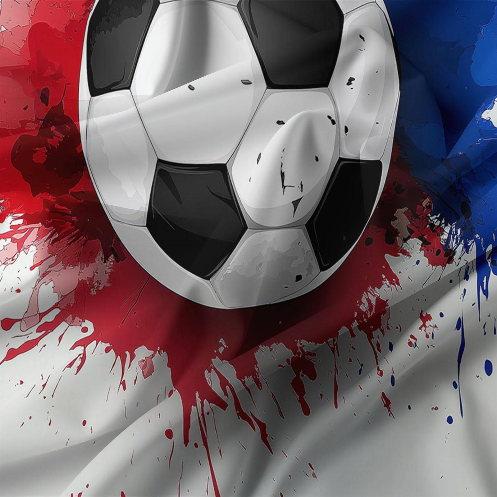 Dwustronna poszewka na kołdrę łóżko Futbol Farba z mikrofibry Edredon 3 sztuki z 2 poszewkami na poduszki 50 x 75 cm szary nadruk poszewka na kołdrę z zamkiem błyskawicznym