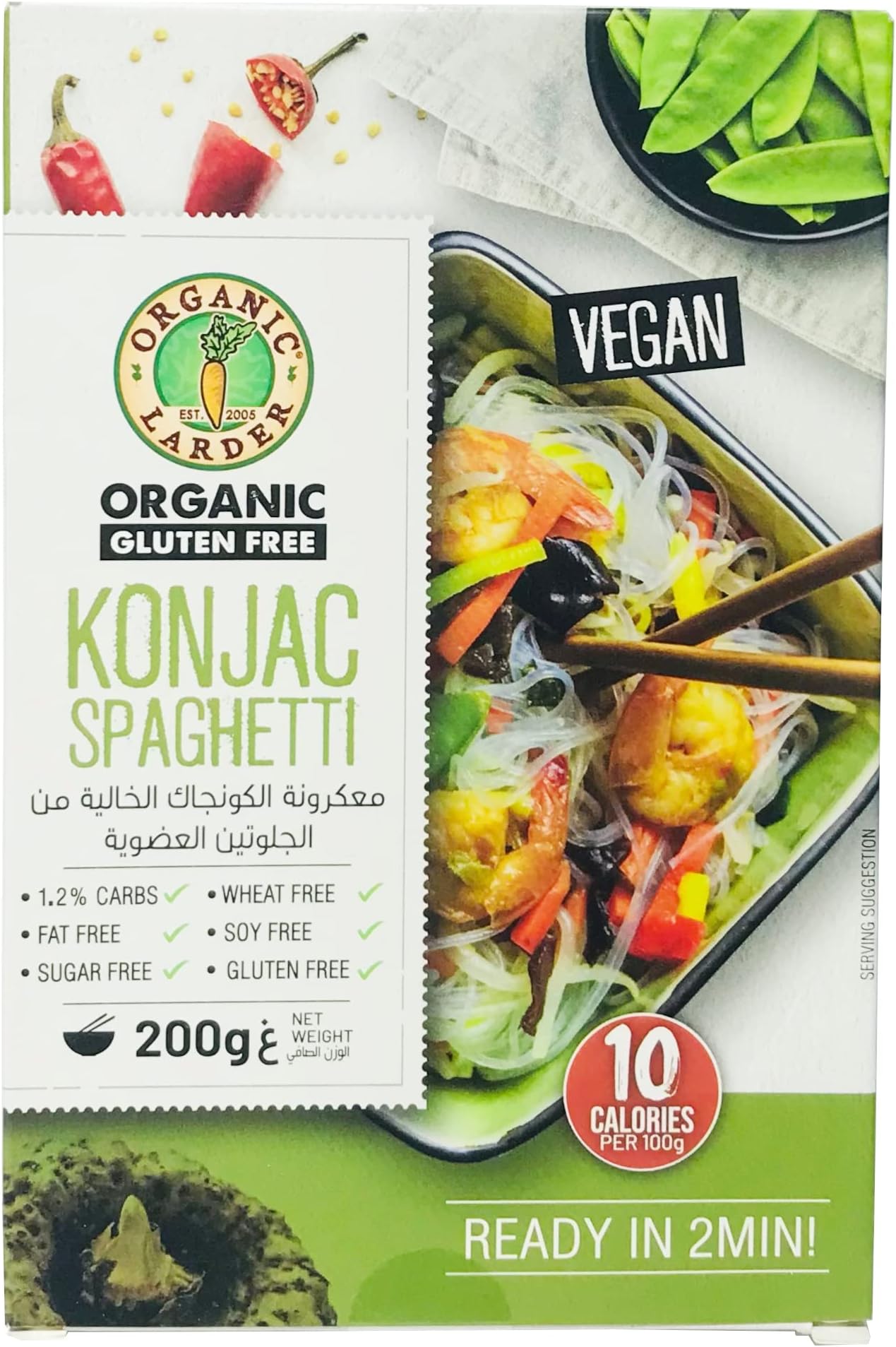 Organic Larder Konjac Spaghetti, 200g