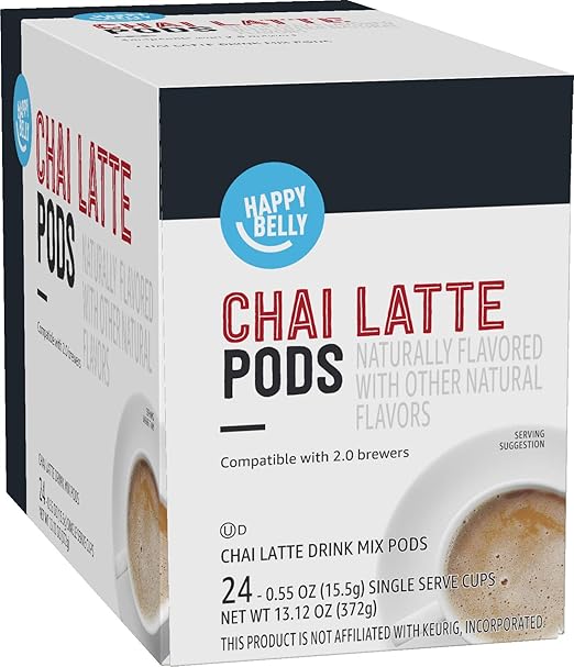 Amazon Brand Happy Belly Tea Pods Compatible with 2.0 K