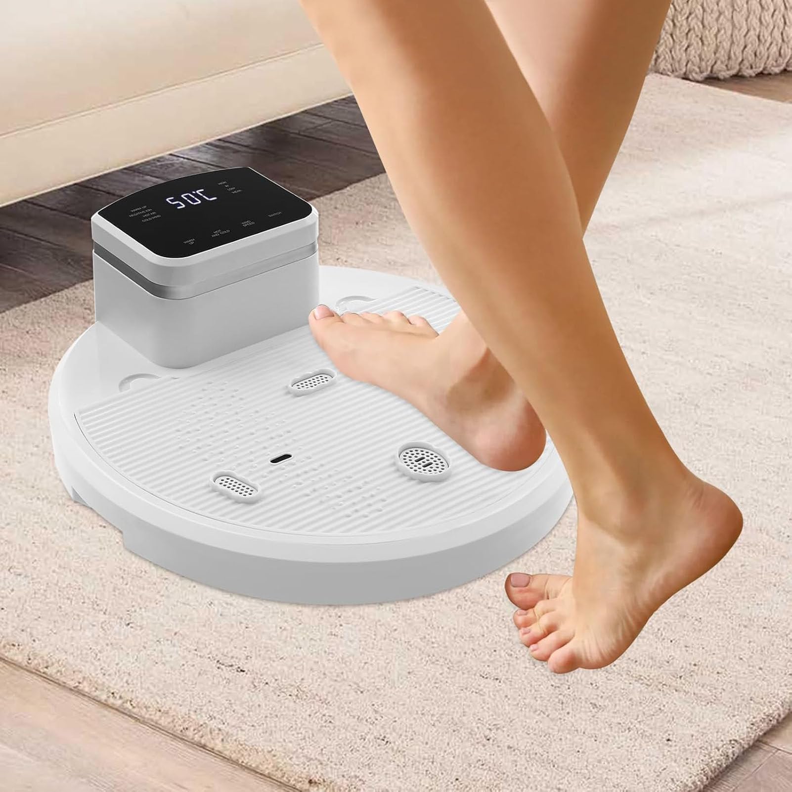 Asciugacapelli per Tutto Il Corpo per Il Bagno, asciugacapelli per Il Corpo con Pannello Touch per i Piedi Dopo la Doccia con preriscaldamento, per casa, Bagno, Hotel 220V