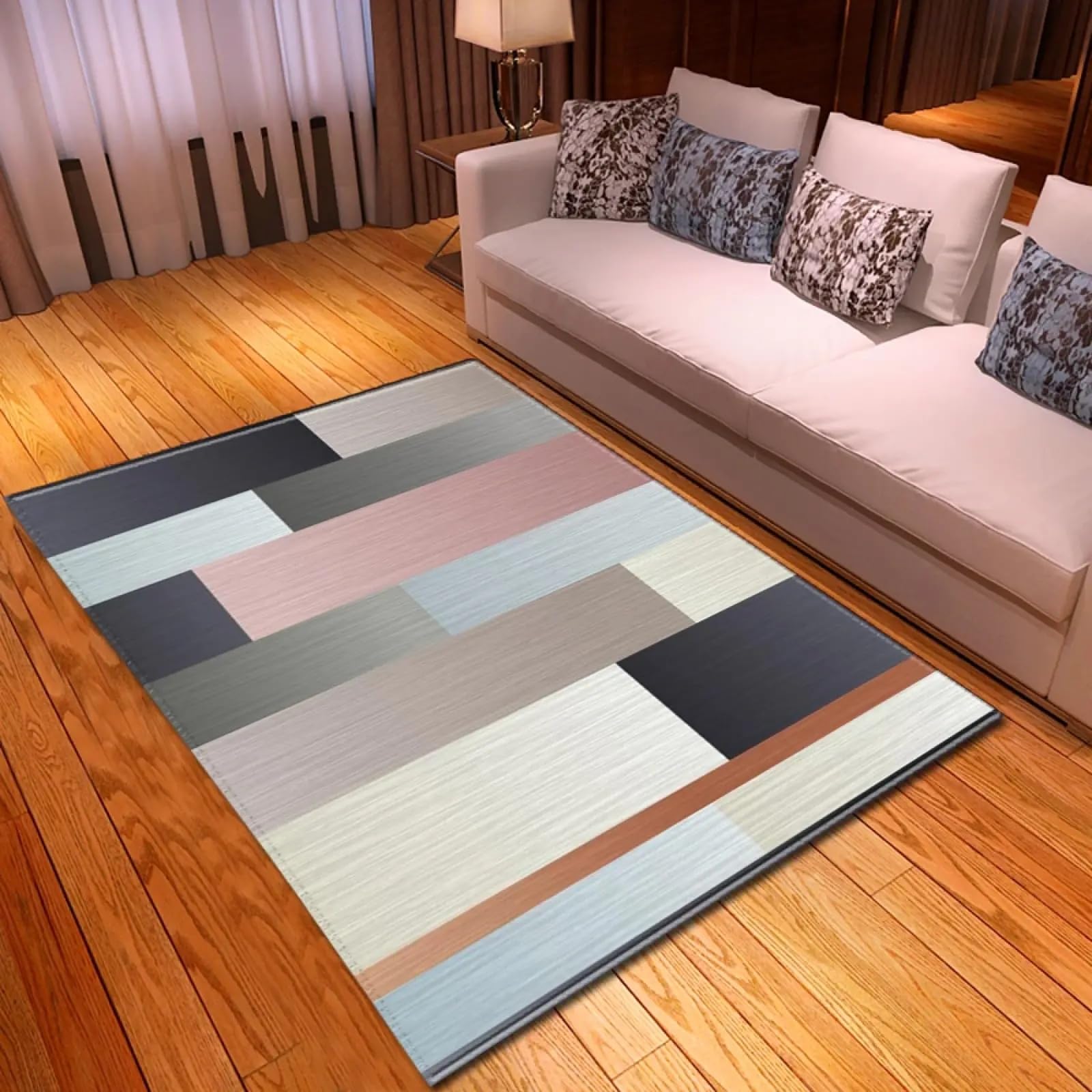 Tapis de salon scandinave pour créer un coin tatami confortable pour les enfants