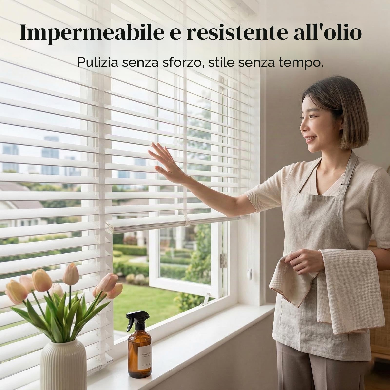 Veneziane Da Interno In Legno Naturale Su Misura, Tapparelle Oscuranti Con Listelli, Persiane Classiche Per Ufficio E Casa(Coffee)