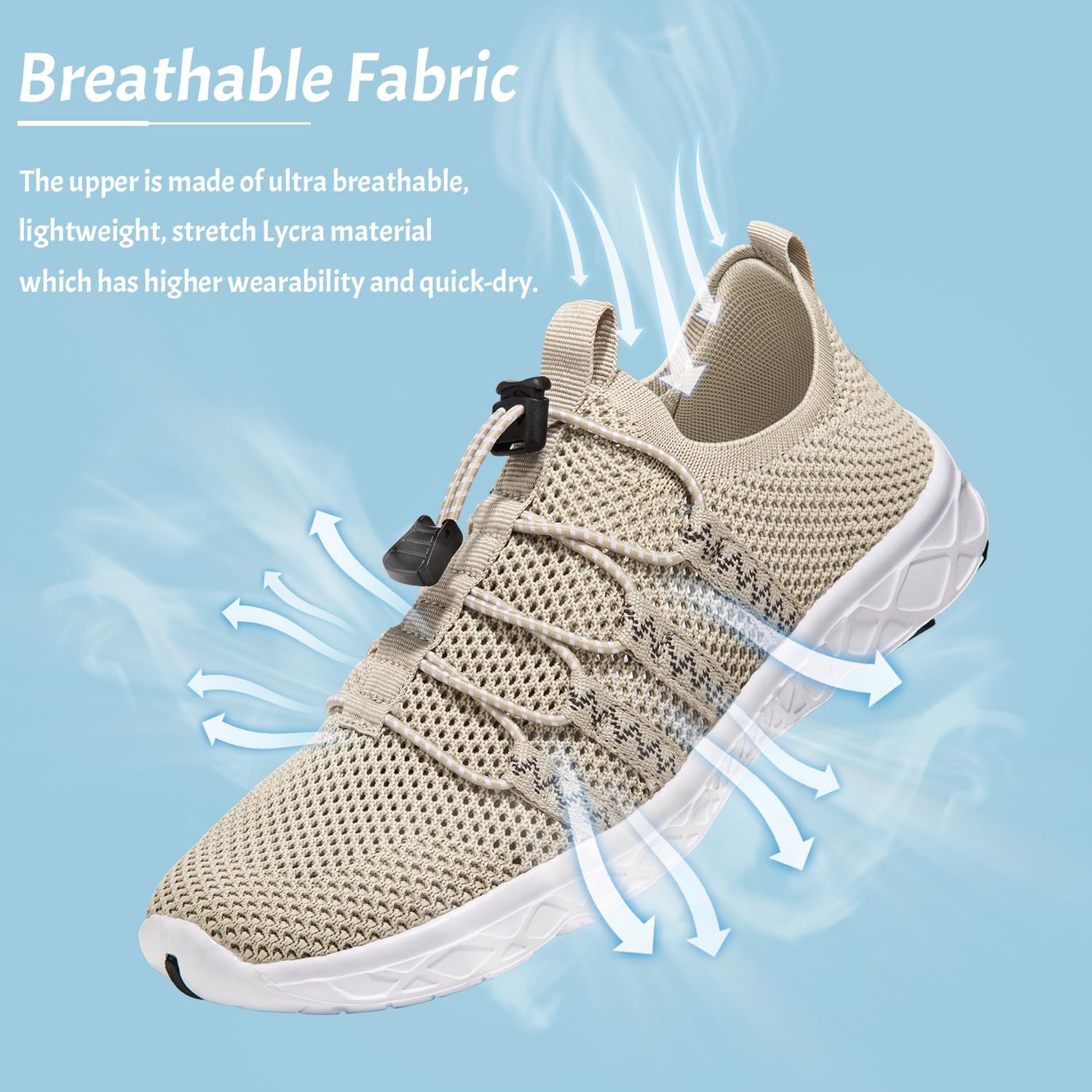 ATHMILE Water Shoes for Men Women Barefoot Hiking Swim River Shoes Adult Lake Pool Aqua Socks Beach Quick Dry for Hiking Surfing Kayaking Sport Accessories Camping Must Haves - Image 2