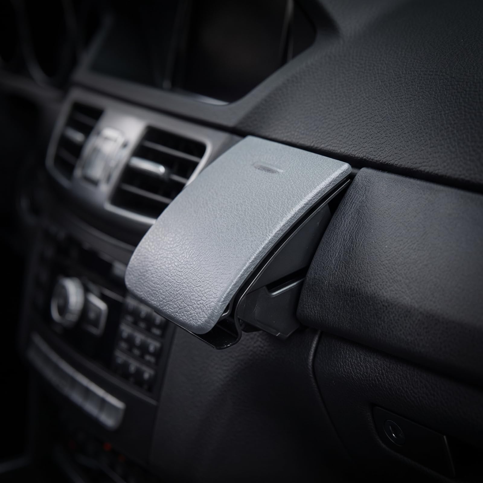 Portavasos Automóvil Soporte Portabebidas Auto Accesorio Tablero Consola Plegable con Mecanismo Suave Material PC Adecuado para Minibús y Monovolumen Uso Diario Conducción Larga, Beige