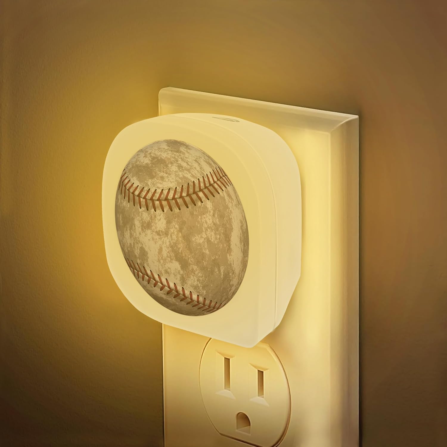 Vintage Sun Night Light Plug into Wall 0.5W LED Lights Auto on/Off for Family Friends Holiday Gifts & Home Decor