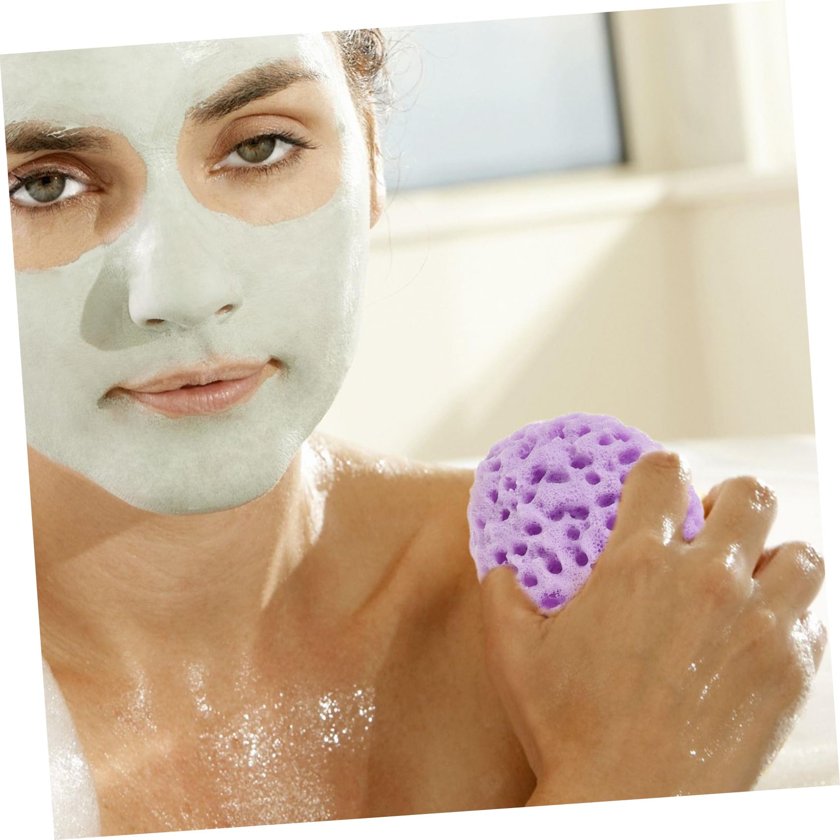36 Szt. Gąbek Kąpielowych: Gąbki Kąpielowe Do Prysznica, Peelingujące - Szczoteczka Do Ciała Z Paskiem Do Zawieszania - Myjki Prysznicowe Honeycomb Loofah Do Pleców