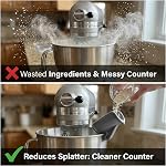 Compatible with KitchenAid Stand Mixer Bowl Accessory Holder Easy Pour Ingredient Funnel Makes Adding Ingredients While Mixing Easier