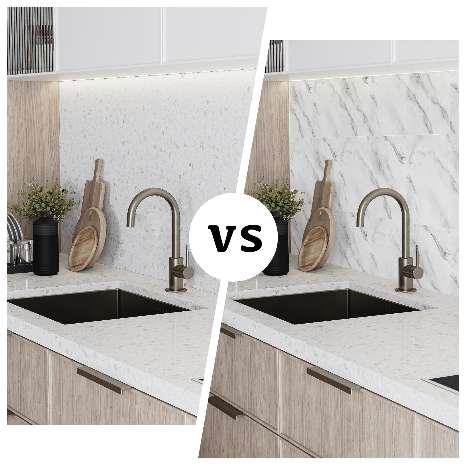 Alened Pegatinas para azulejos de mármol para pared