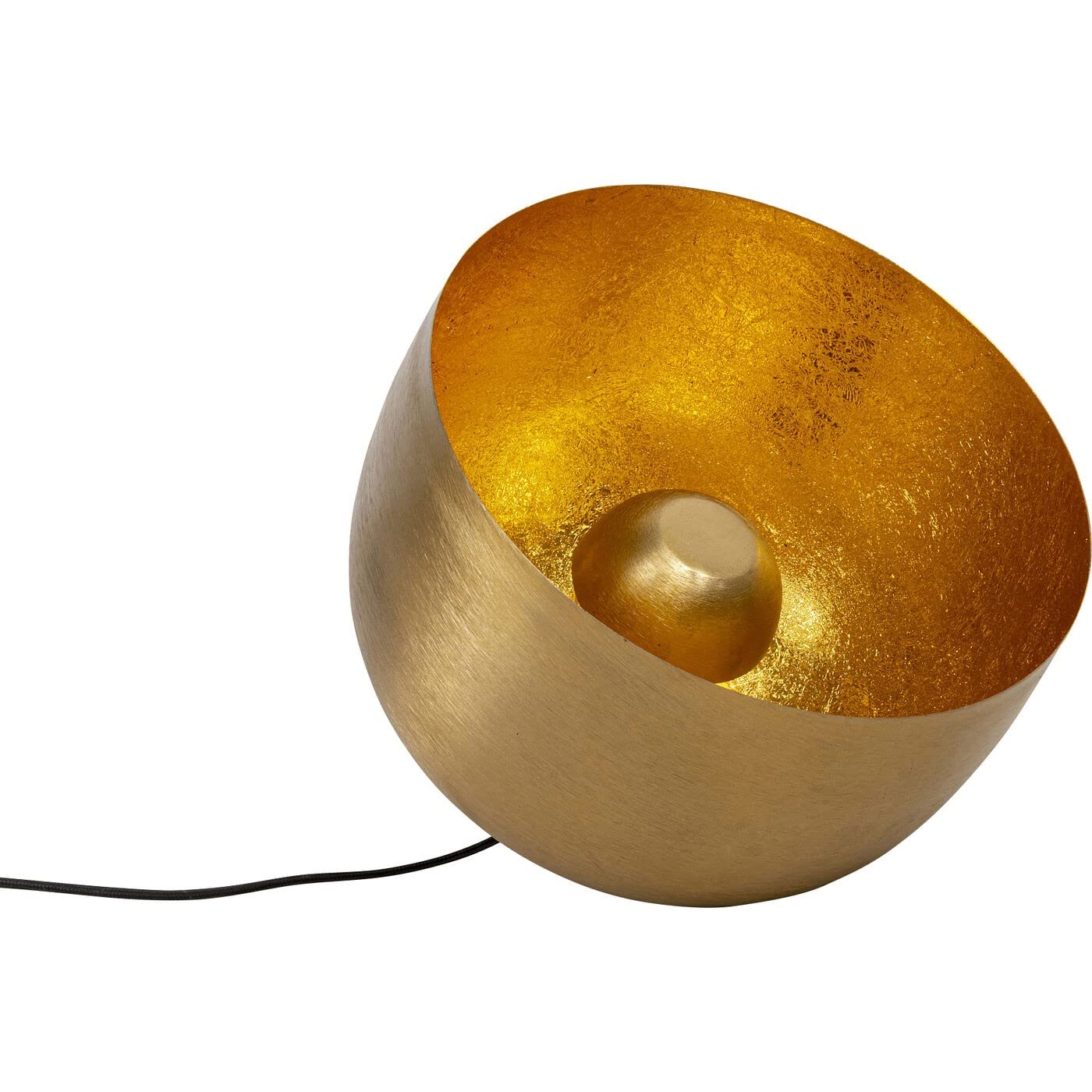 Kare Design Bodenleuchte Apollon Smooth, Gold, 35cm | zeitlos, vielseitig kombinierbar, Bodenstehleuchte, Bodenlampe, Lampe