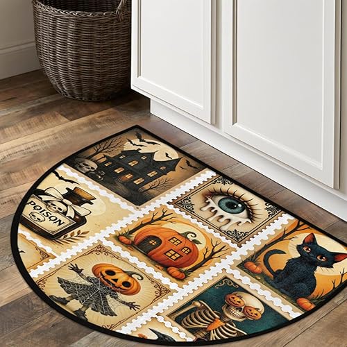 Miniatura 211 de Pardick Money - Tapete semicircular de billete de 100 dólares, antideslizante, duradero, lavable, para sala de estar, dormitorio