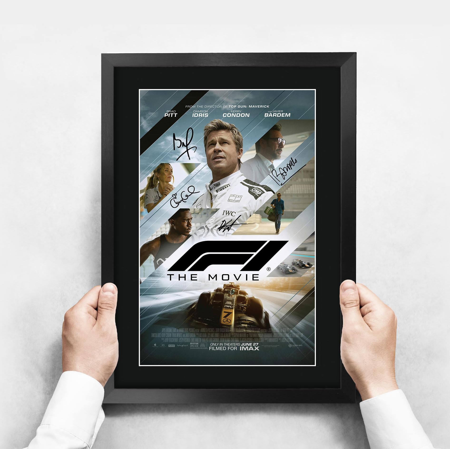 Amazon.com: HWC Trading F1 The Movie 2025 Brad Pitt Gifts Printed