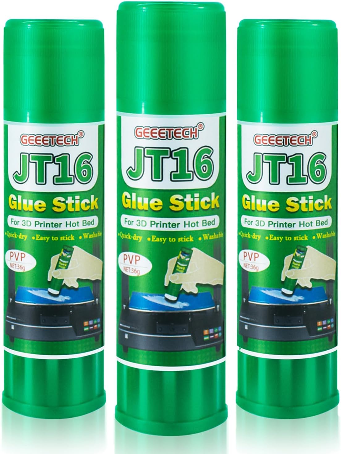 Colle Pour Lit D'impression 3D - 200ml (2x100ml) - Compatible PLA, ABS, PETG, TPU - Facile à Nettoyer à L'eau