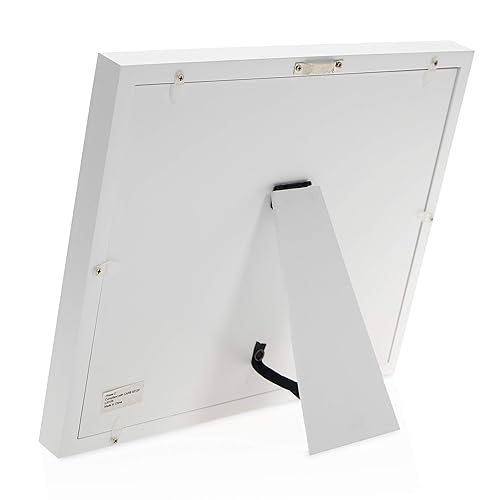 Miniatura 7 de Nuby Kit de manos y huellas para bebé con marco de madera blanco clásico que tiene capacidad para dos fotos de 3 x 3 pulgadas más 1 kit de impresión