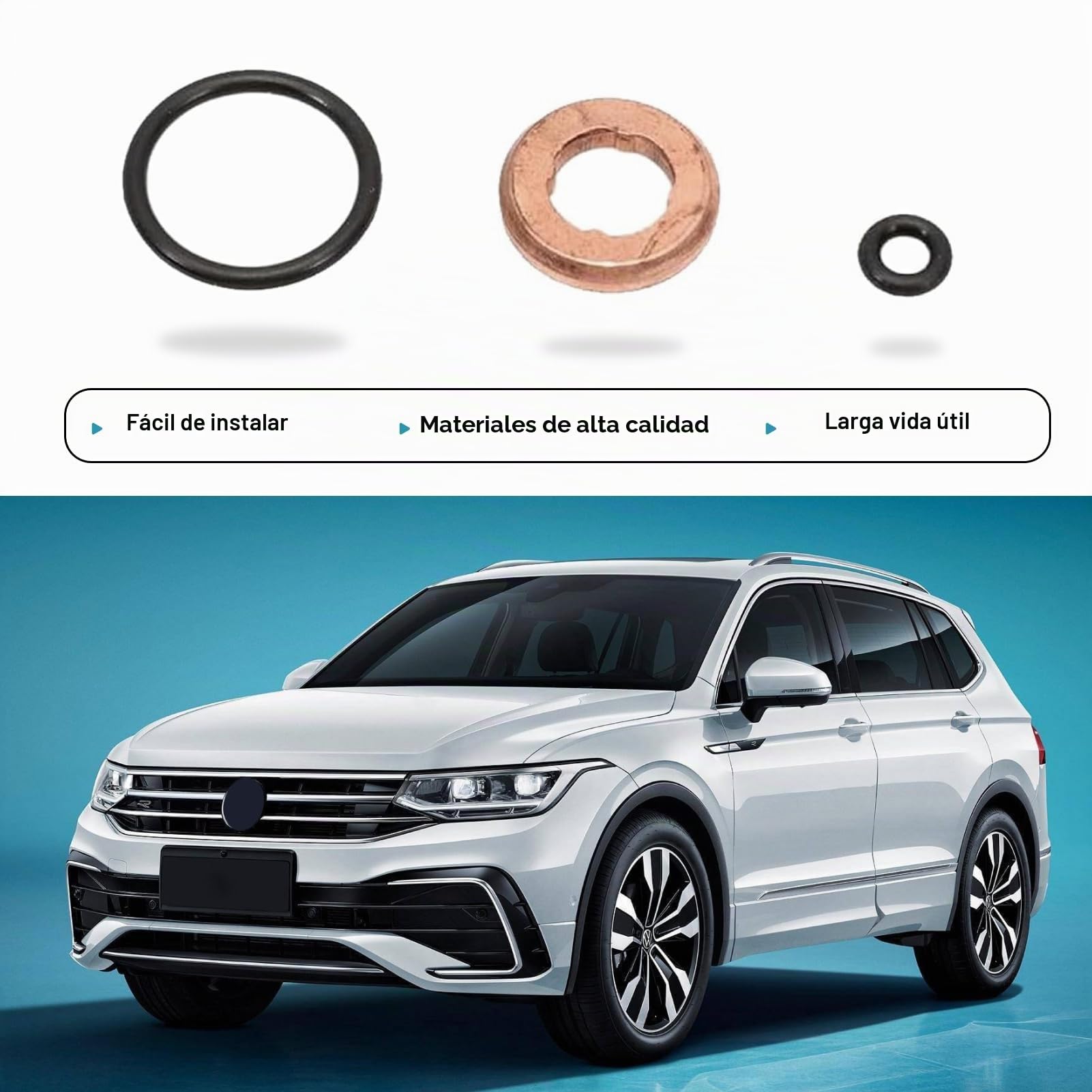 Juntas De Inyector De Bomba 2.7tdi 3.0tdi A4 A5 A6 Q5 Touaregg | junta de inyector 2.7 tdi 3.0 tdi para A1 8X, A3 8P, A4 B7/B8, A6 4F/4G/C7, Q3 8U