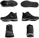 CC-Los Men's Waterproof Hiking Boots Outdoor Backpacking Boot Relaxed Fit Lightweight Size 7-13.5