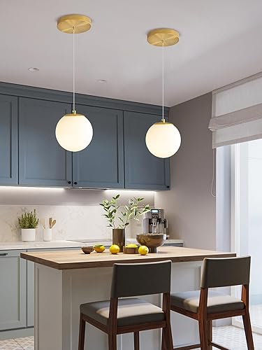 Miniatura 135 de Escalera LED de 10 luces LED moderna con globo de cristal, lámpara colgante grande para techos altos, accesorios de iluminación de entrada, villas y