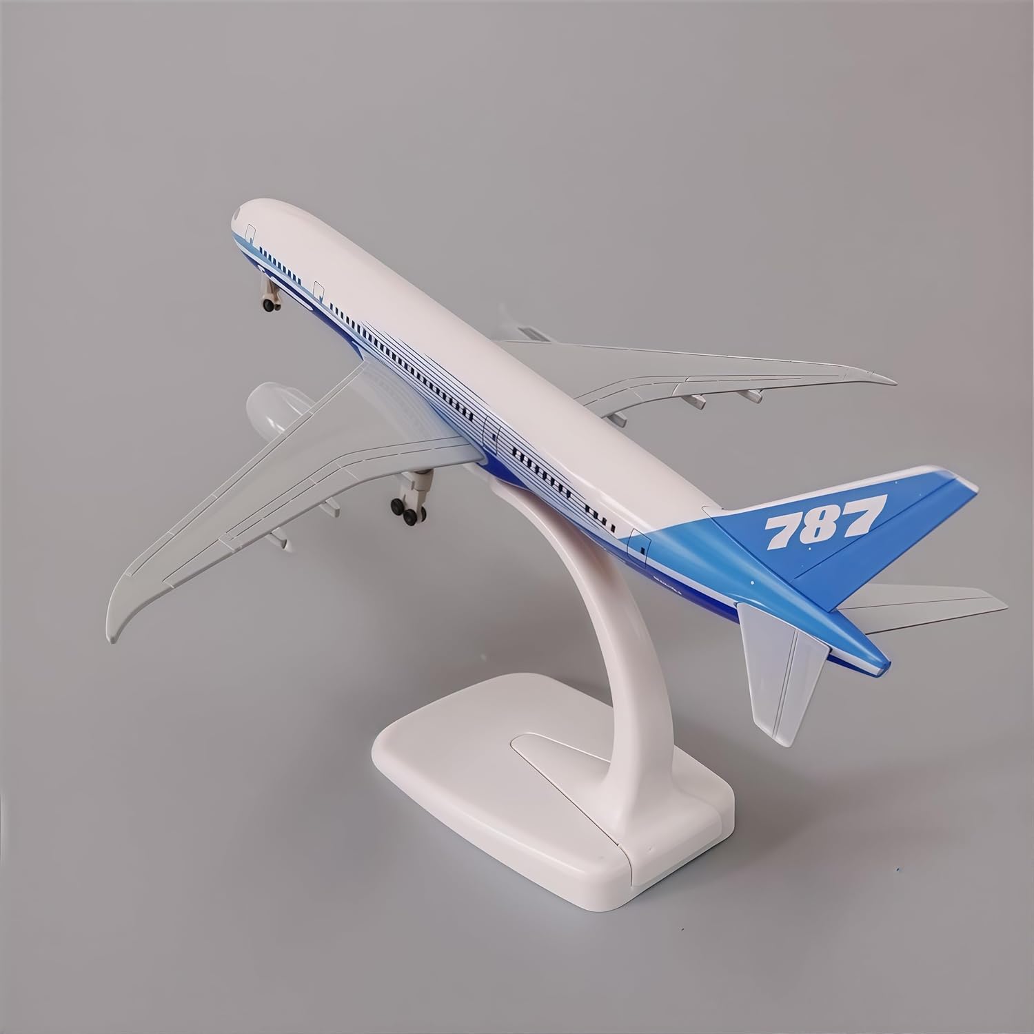 Boeing 787 Diecast Alloy Airplane Model Scale Collectible Display Aircraft for Aviation Enthusiast Home Office