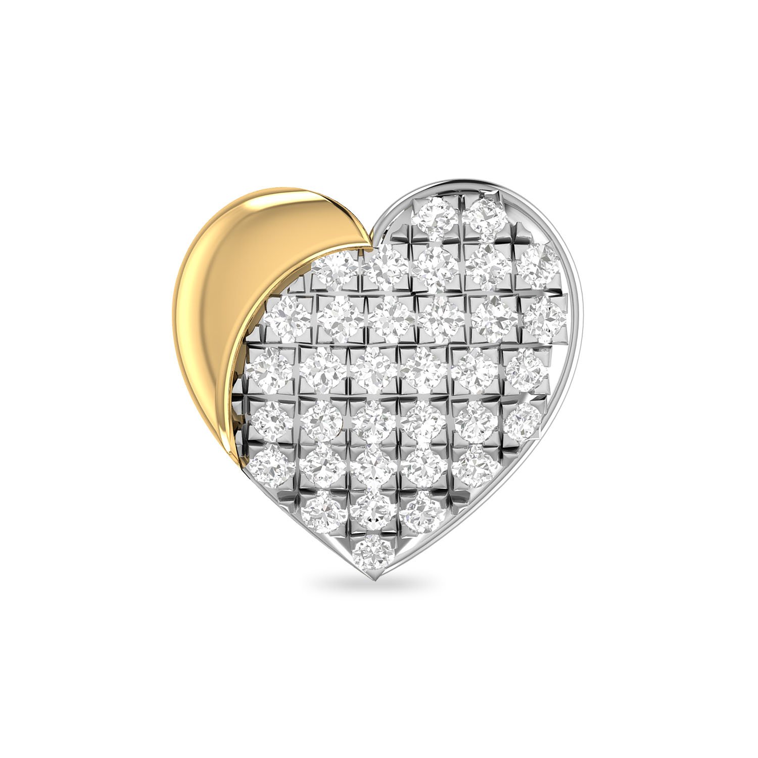 The Mab 18KT Yellow Gold and Diamond Nose Pin for Women