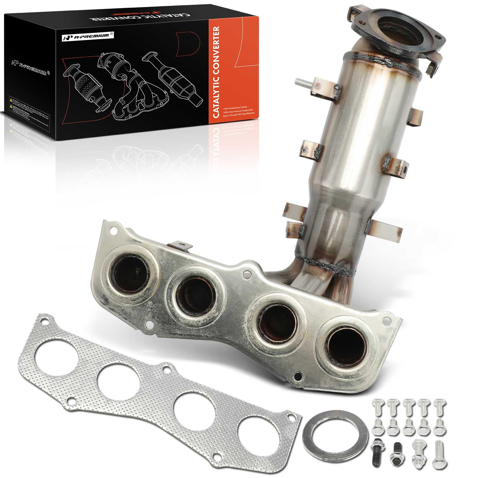 Photo 1 of A-Premium Front Exhaust Manifold Catalytic Converter Kit Direct-Fit Compatible with Toyota Camry 2002-2006, Solara 2002-2006, 2.4L, EPA Compliant