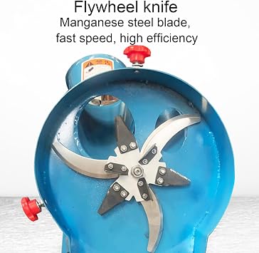 Grass Crusher, Flywheel Blade, Funnel Outlet, Simple Operation