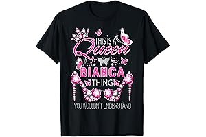 Personalized Queen Bianca Thing Birthday T-shirt