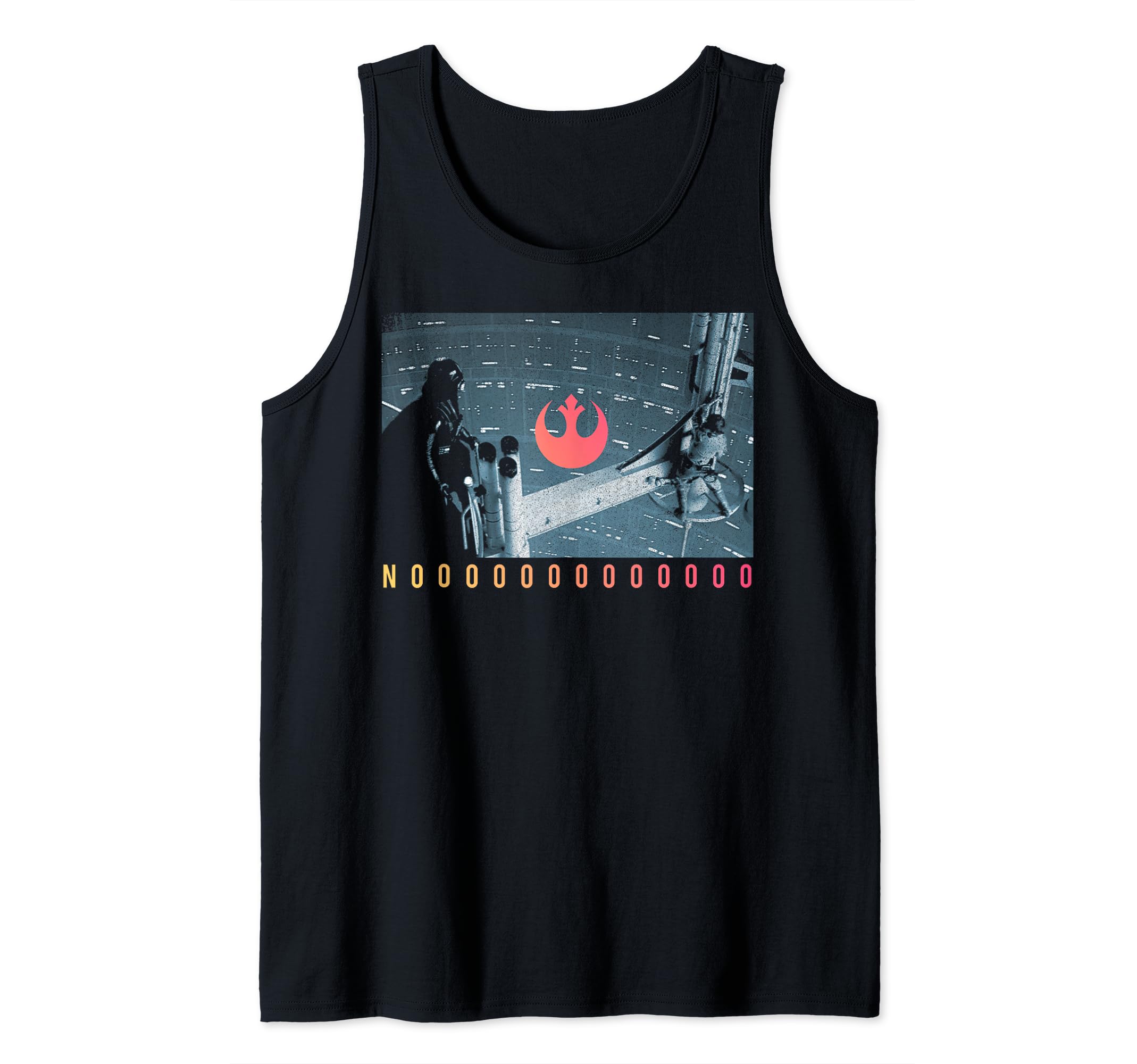 Star Wars Nooooo débardeur combat de sabre imprimé coton graphique - 2