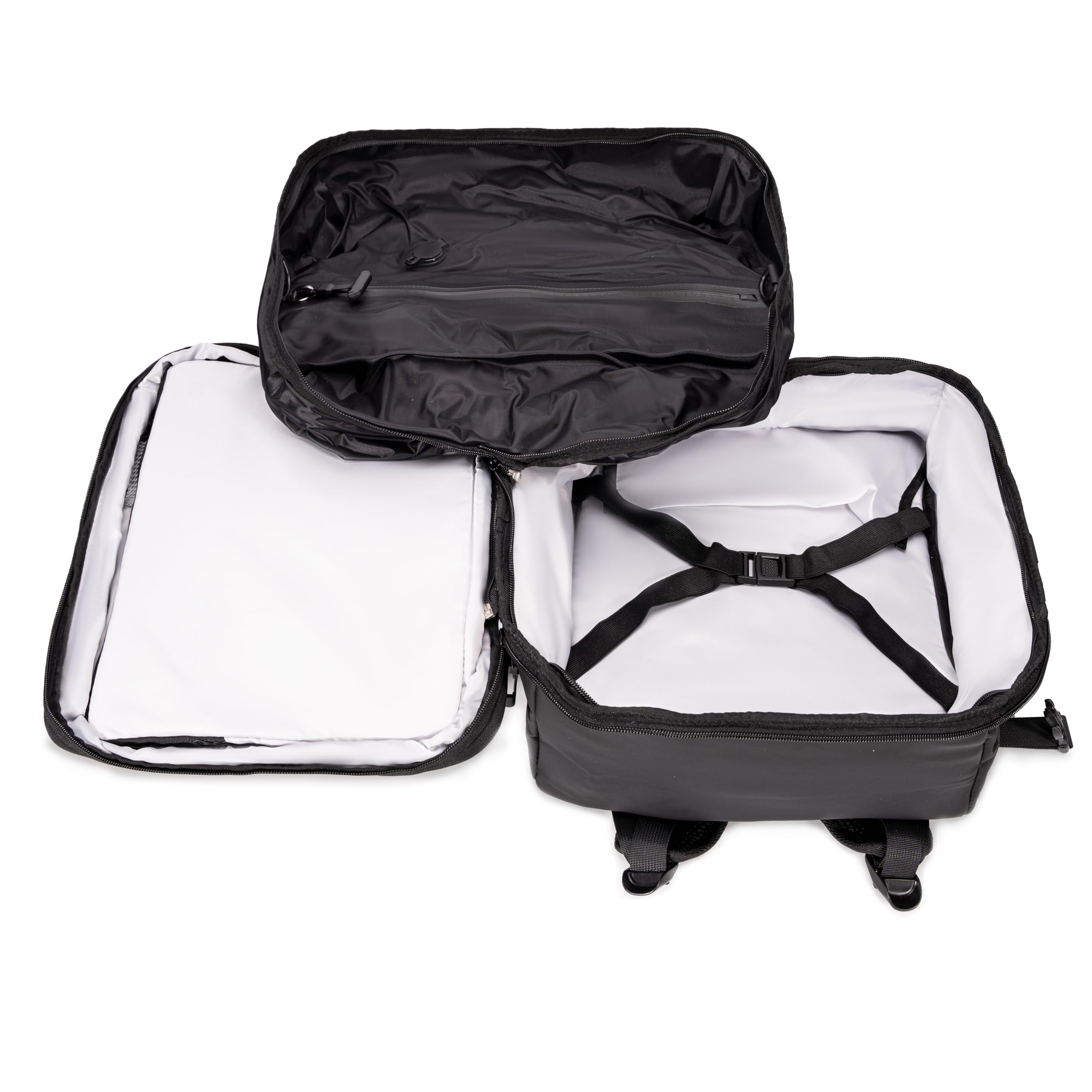 CELIMS - Walizka kabinowa 40 x 30 x 20 cm do samolotów Ryanair, Transavia, Volotea, Easyjet + | z wózkiem, AirPlus by Cadenas TSA Vide | Bagaż kabinowy | Torba samolotowa na laptopa, Bordeaux