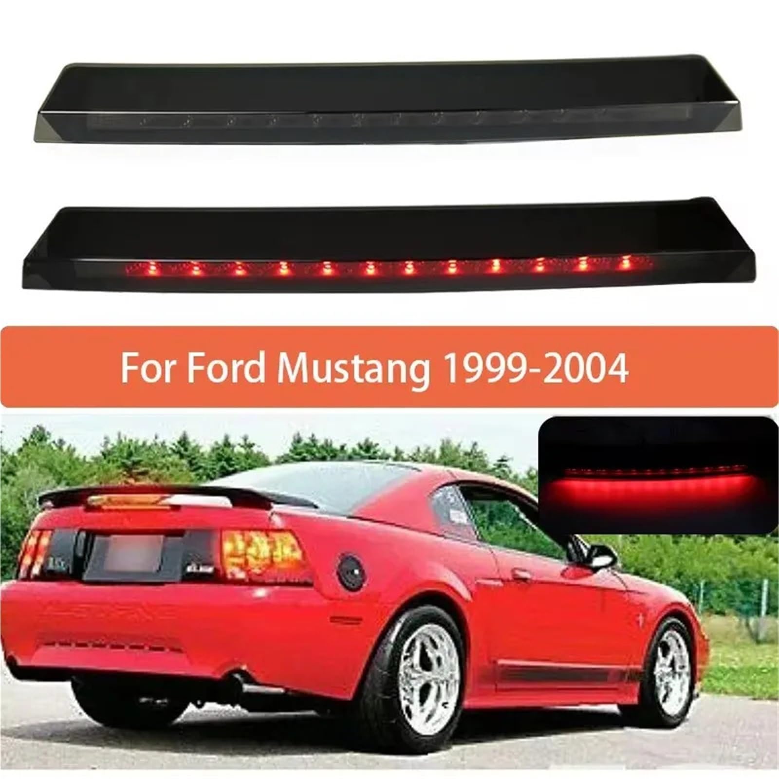 Do Ford Do mustanga 1999 2000 2001 2003 2004 wysoko zamontowany zespół światła hamowania 1R3Z13A613AB Achterremlichten Derde remlichten