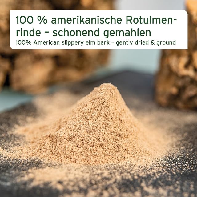 Foto 2 de 8 de AniForte Polvo de Corteza de Olmo Rojo 250g Producto Natural para Perros y Gatos. Ayuda al Equilibrio…