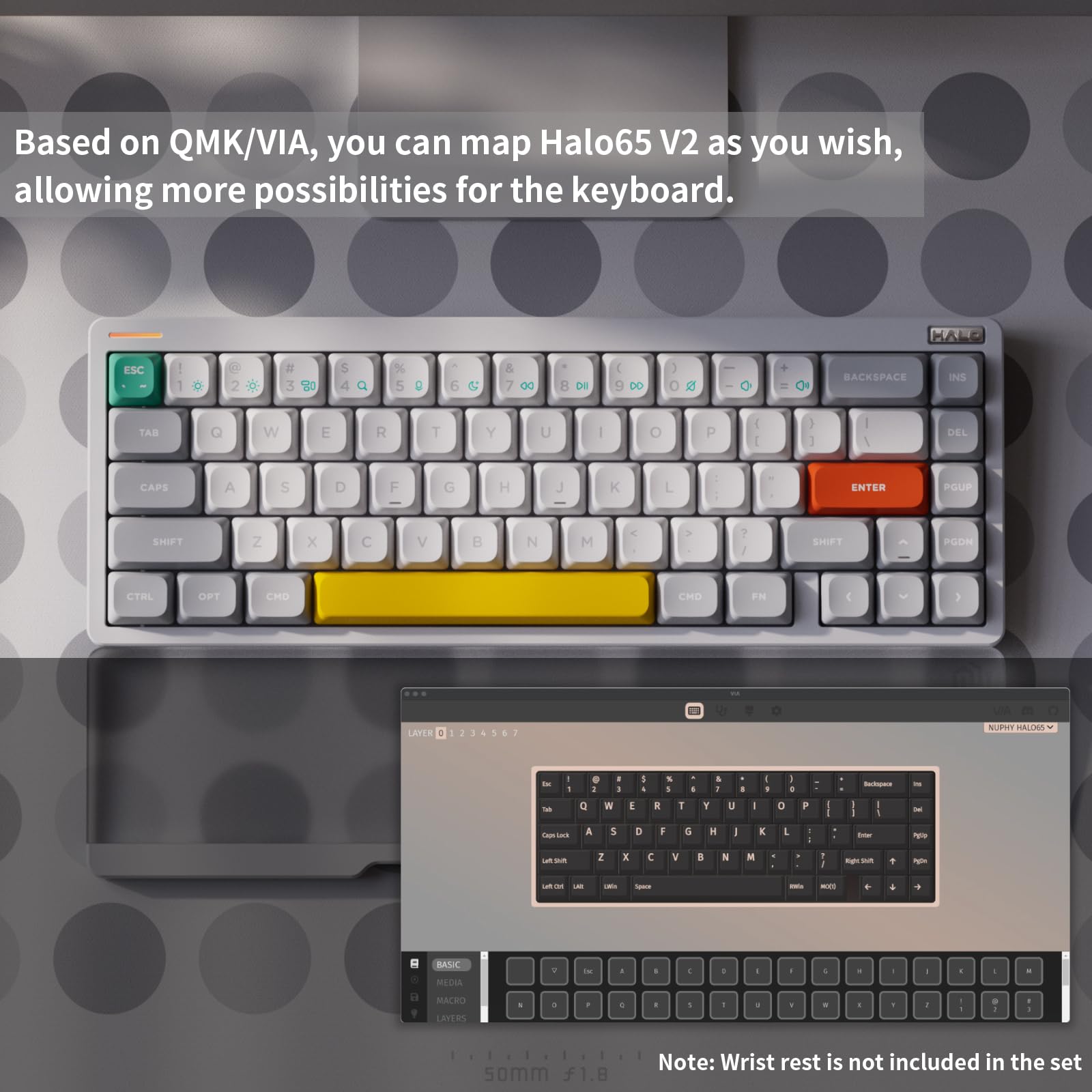 Amazon.com: nuphy Halo65 V2 Wireless Mechanical Keyboard with PBT