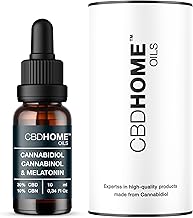 CBD HOME Oils - CBD Oil Isolated to 30% + CBN 10% - 10 ml - Formula with 3,000 mg of Cannabidiol - Organic Coconut and Hemp Seed Base - Certified Formula - Omega 3-6-9 - Made EU