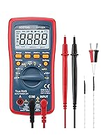 Vista 1 de AstroAI Multímetro digital, TRMS 4000 cuenta voltios medidor (rango manual y automático); mide el probador de voltaje, corriente, resistencia