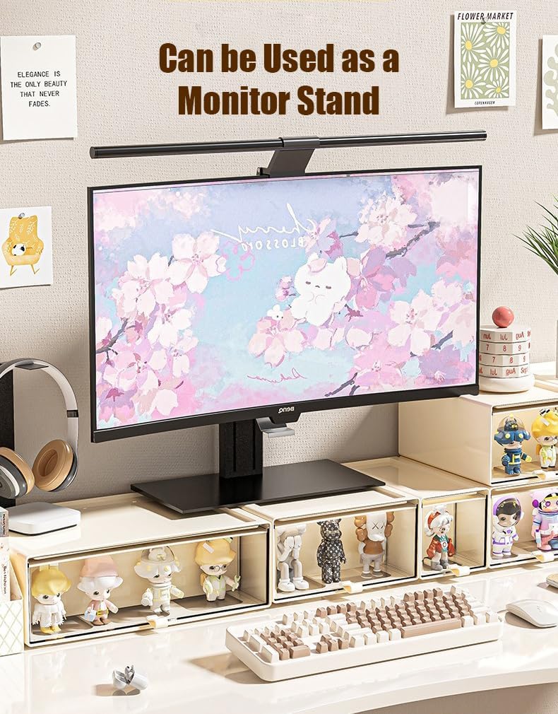 Combination Figurine Storage Display Cabinet, Drawer Figurine Storage Cabinet,Transparent Dustproof Multifunctional Storage Box Collection Display Rack for Pop Popmart Figures (【S】+2PCS【M】+【L】+【XL】)