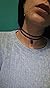 Set 8 Collane Choker In Velluto Jingying - Girocolli Neri Con Frange E Pendenti - Regalo Moda Donna