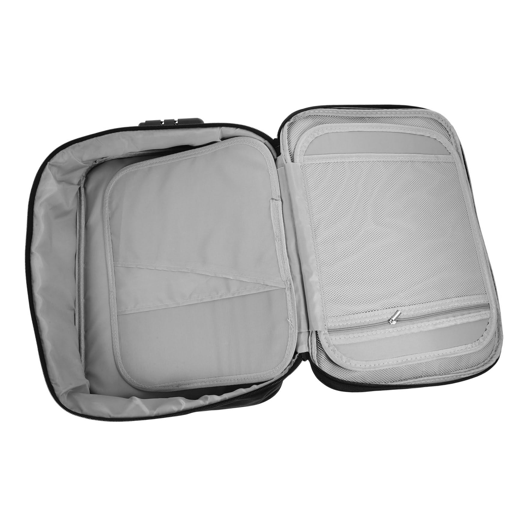 VANZACK Dokumentenorganizer mit Passwortverschluss Mehrlagigem Design und Oxford Gewebe Große Aufbewahrung für Ausweise Reisen und Alltag