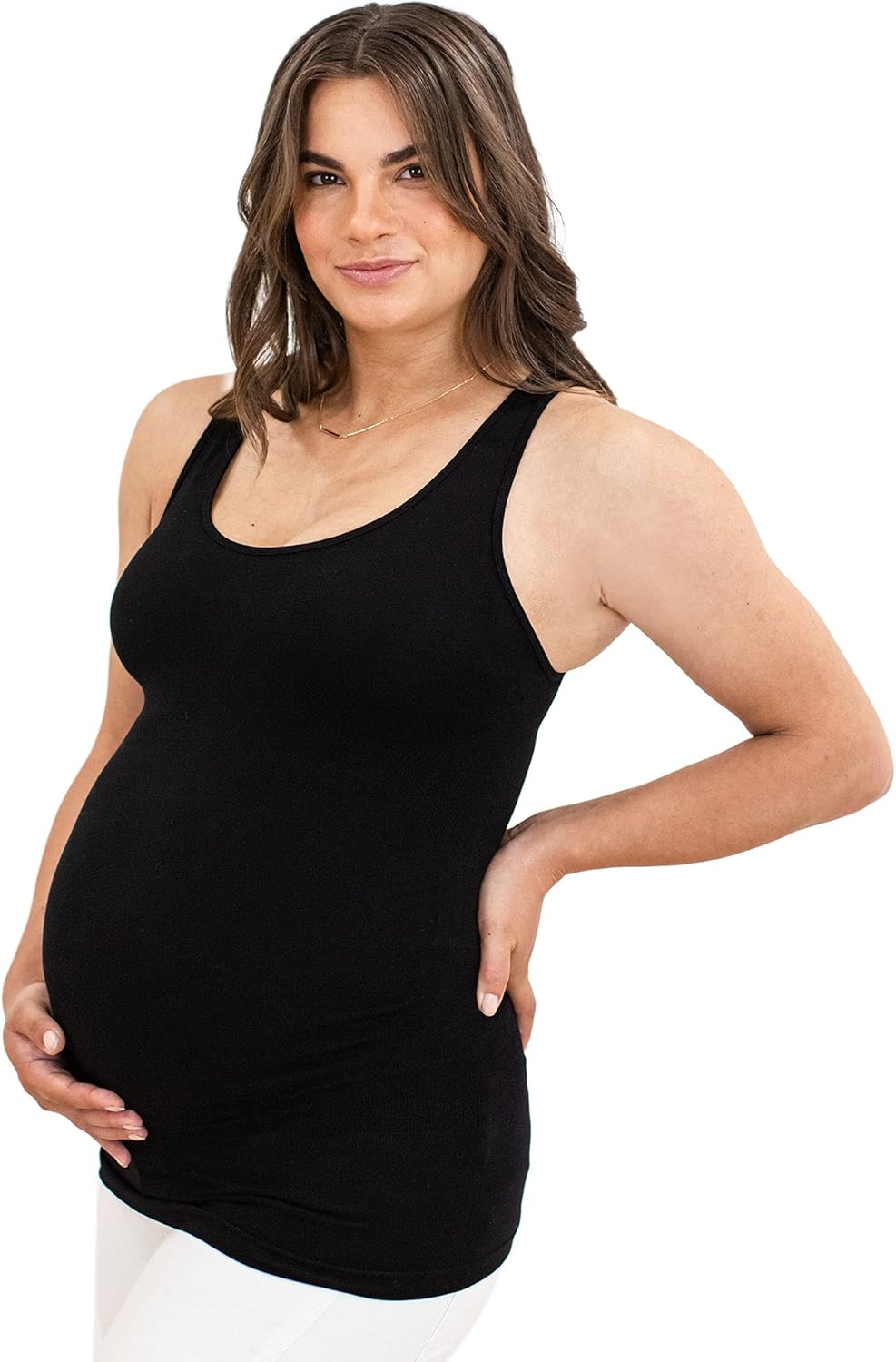 Kindred Bravely Bamboo Belly Support Maternity Tank Top | Pregnancy Support Tank at  Women’s Clothing store