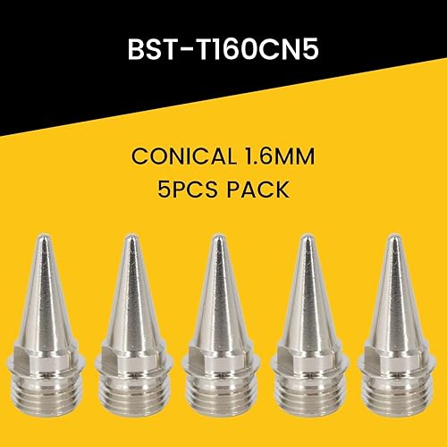 Miniatura 10 de Punta cónica de 0.094 in Paquete de 5 piezas para soldador BSG-518 y BSG-568