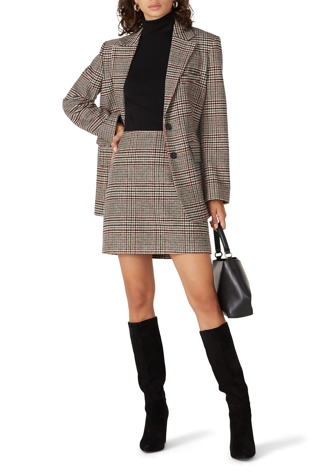 Rent The Runway Pre-Loved Plaid Mini Skirt