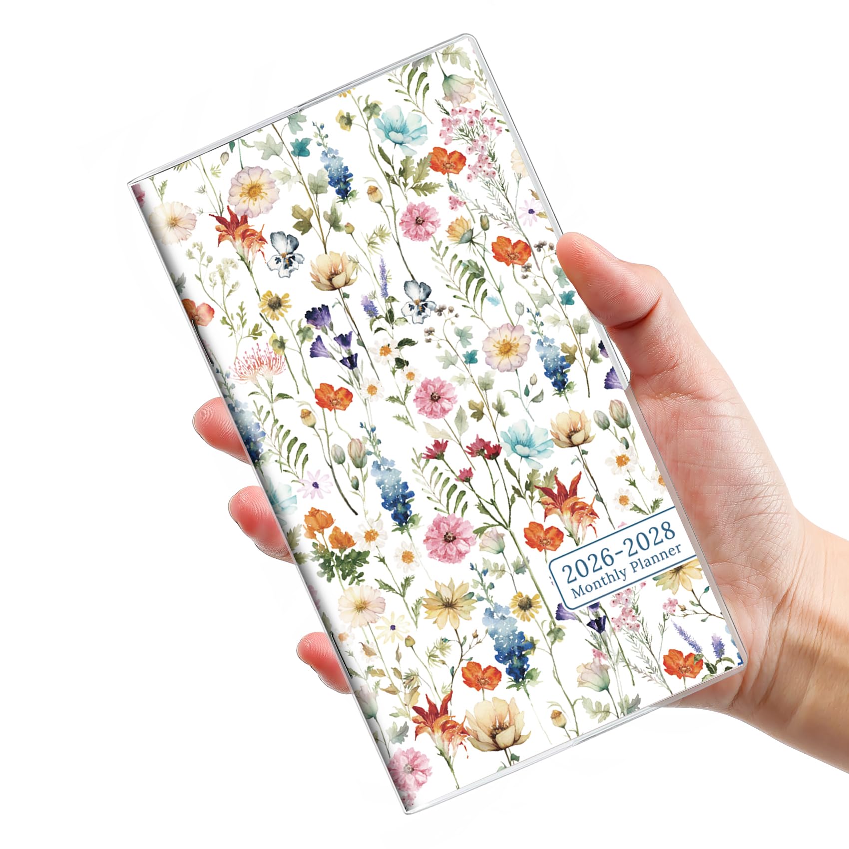 2 Year Pocket Calendar 2026-2028, Jul 2026-Jun 2028，6.5" x 3.5"