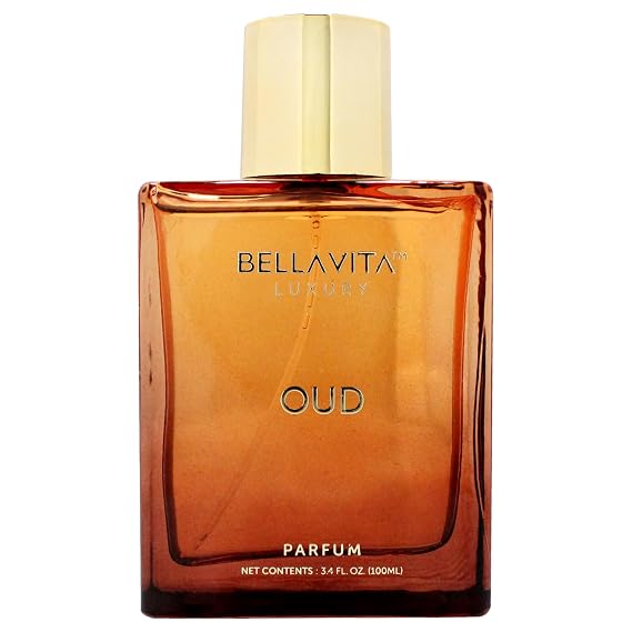 BellaVita Luxury Oud Unisex Perfume (3.4 fl.oz) | Premium Men & Women Parfum Fragrance | Warm Vanilla Perfume Oil | Long-Lasting & Warm Woody Arabic Parfum | Vegan & Cruelty-Free