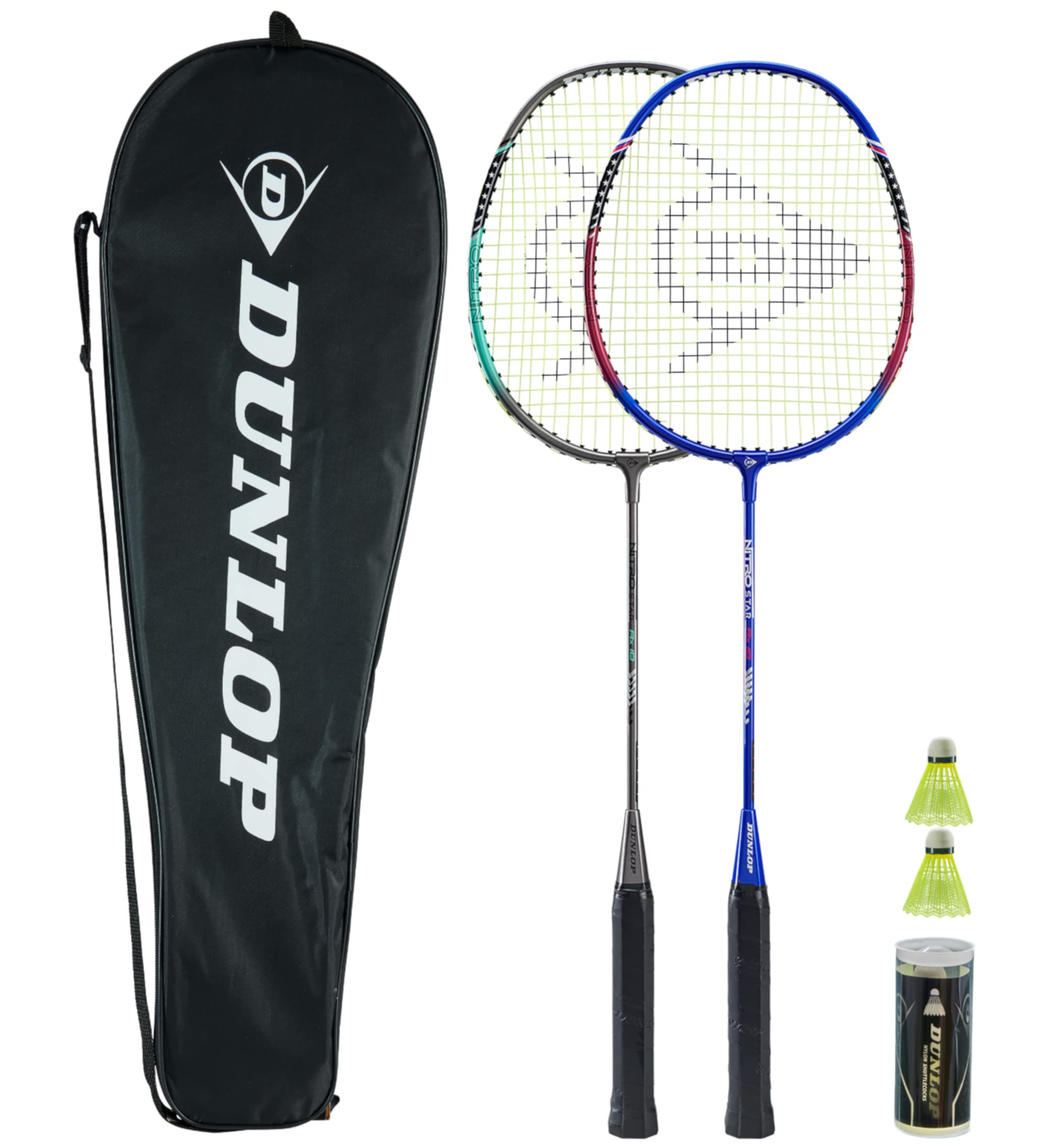 Dunlop Nitro-Star Ax 10 2P Set Black/Blue/RED/Green/Gray/White