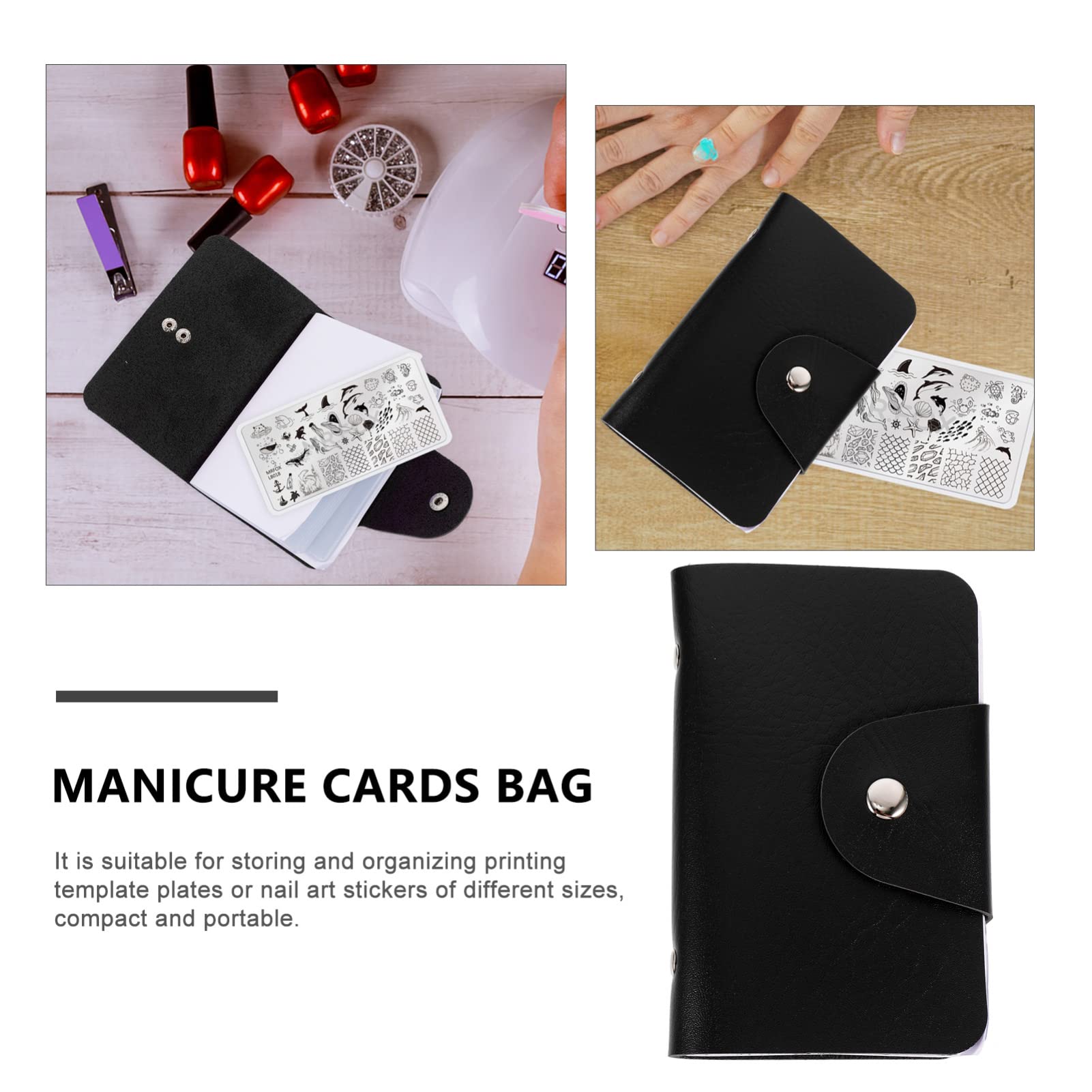 2pcs Nail Stamping Plate Holder Case, 20 Pages Per Book - Image 3